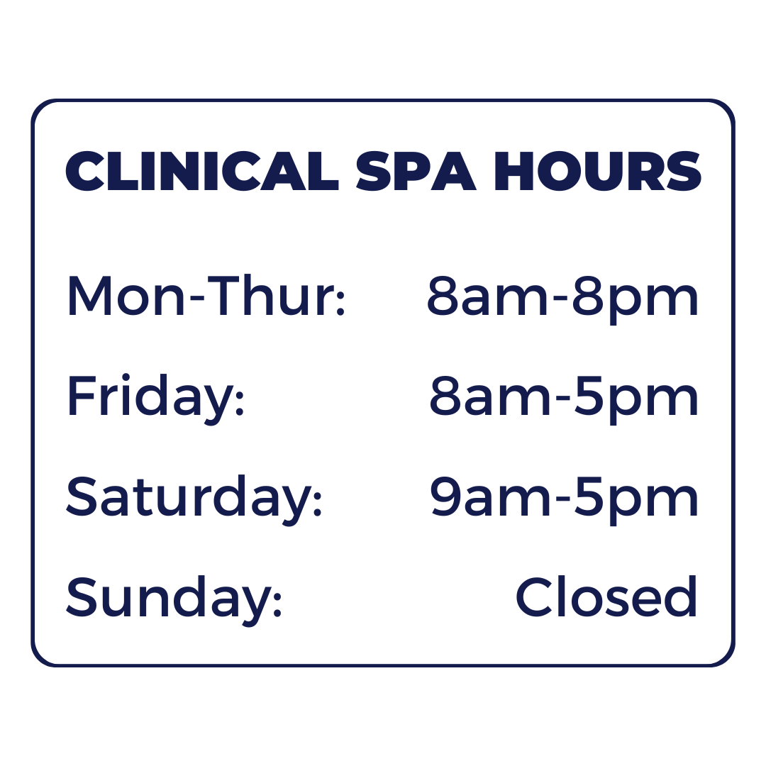clinical spa hours